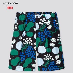 Marimekko for Uniqlo poplin shorts